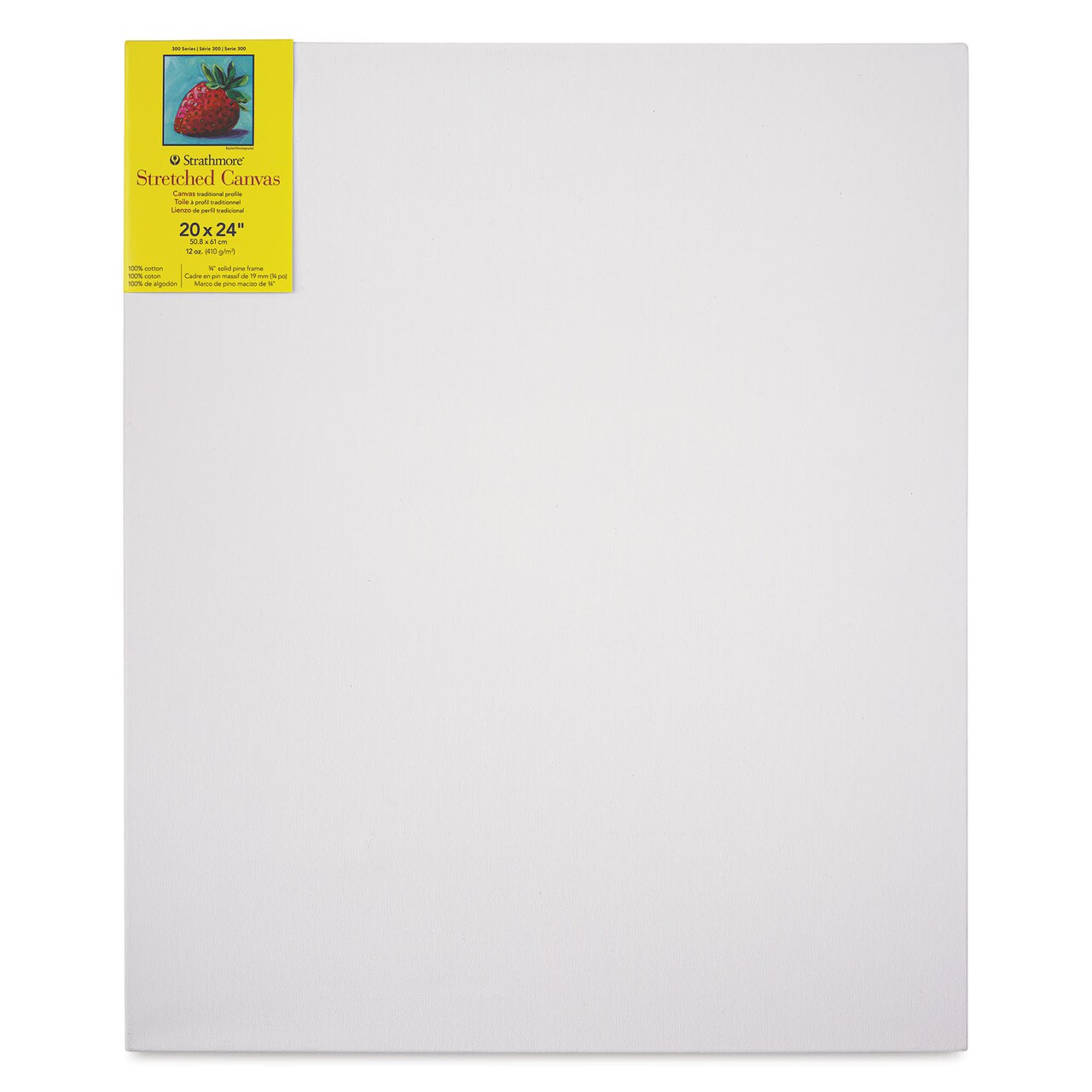 Strathmore 300 Series Stretched Cotton Canvas - 3/4" Profile, 20" x 24"